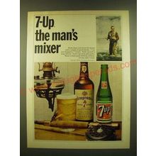 1966 7up Seven-up Soda Ad - The man's mixer