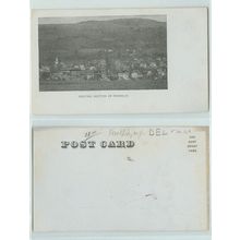 New York Franklin Central Section of Franklin Panoramic View of Town~167