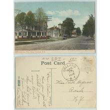New York Holland Residences Main St. Old Car Unpaved Road Old Houses~169