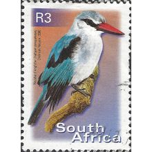 SOUTH AFRICA, BIRDS, Woodland Kingfisher, violet 2000, R3, #4
