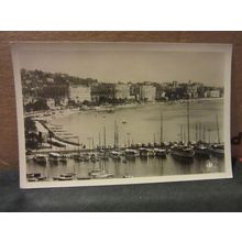 BEACH AND HOTELS, CANNES, FRANCE unused vintage postcard RP #