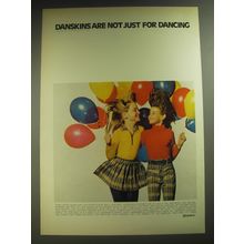 1974 Danskin Girls Fashion Advertisement - Danskins are not just for Dancing