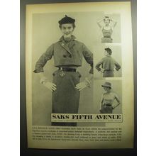 1951 Saks Fifth Avenue Nelly de Grab Suit Advertisement
