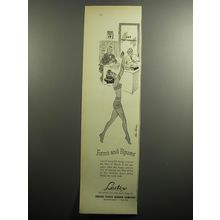 1951 United States Rubber Company Lastex Ad - Forms and Figures