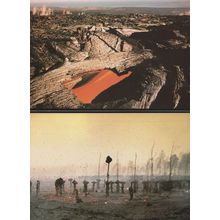 Lava Trees & Skylight Underground Flow Tube 2x Volcano Postcard s