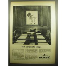 1960 Air-India Airlines Ad - Our corporate image