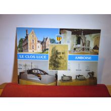 multiview, LE CLOS LUCE, AMBOISE, LOIRE VALLEY, FRANCE used postcard 1992 pm =