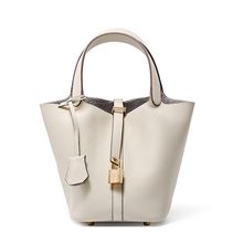 Women Genuine Leather Handbag Shoulder Purse Satchel Tote Crossbody Bag White