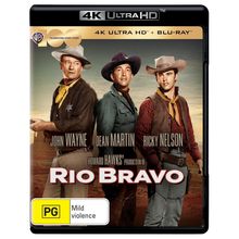 Rio Bravo 4K Ultra HD + Blu-ray | John Wayne, Dean Martin, Ricky Nelson
