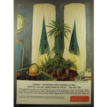 1961 Owens Corning Fiberglas Advertisement - J.H. Thorp Large Damask