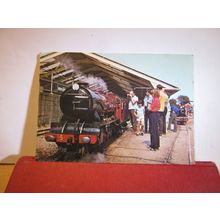 No 5, 'HERCULES' engine ROMNEY, HYTHE AND DYMCHURCH RAILWAY used postcard 1979 =