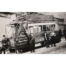 Kirkham Boot Makers Matlock Tramways Bus Old PB Postcard Photo