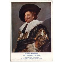 GODFREY PHILLIPS CIGARETTE CARD FAMOUS PAINTINGS No.15 LAUGHING CAVALIER (4265)