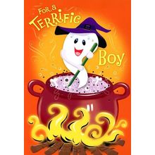 For A Terrific Boy - Halloween Greeting Card - 3589