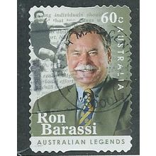 AUS 2012 60c (S/A) 'AUSTRALIAN LEGENDS- BARASSI' FINE USED (EBID38-463)