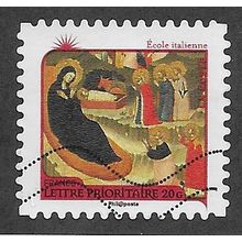 FRA 2011 (60c)(S/A) 'CHRISTMAS - ECOLE ITALIENNE' FINE USED (EBID56-628)