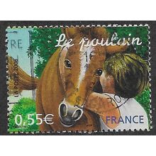 FRA 2006 55c 'YOUNG DOMESTIC ANIMALS' FINE USED (EBID57-431)