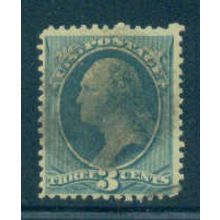 Used 184 3c George Washington Barely Clears M00444