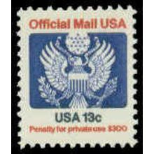 O129 13c Eagle Fine MNH G0627