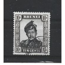 Brunei.SG106 10c Sultan Omar Ali Saifuddin.Fine Used.Aug25g