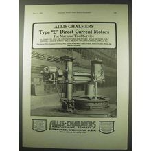 1922 Allis-Chalmers Type E Direct Current Motors Ad