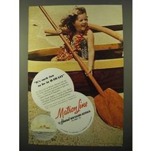 1941 Matson Line Cruise Ad - Such Fun to Be In Hawaii
