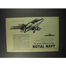 1960 Royal Navy Ad - Blackburn N.A.39 Strike Aircraft