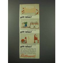 1960 Rubbermaid Ad - Tissue Dispenser, Dinnerware Rack