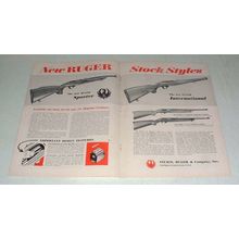 1966 Ruger Sporter, International Rifle Ad - Styles