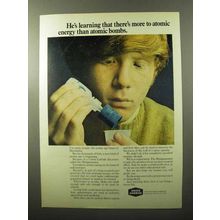 1970 Union Carbide Minigenerator Ad - Atomic Energy