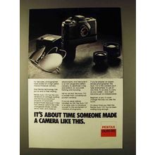 1979 Pentax Auto 110 Camera Ad - It's About Time
