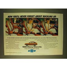 1980 Chevy Chevette Ad - Never Forget Buckling Up