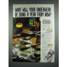 1992 BVD Underwear Ad - Your Underwear A Year From Now