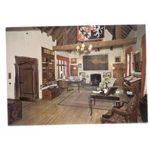 THE STUDY, CHARTWELL, WESTERHAM, KENT vintage unused postcard National Trust =