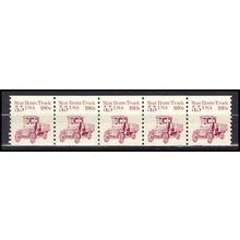 2125 5.5c Star Route Truck Very Fine MNH Dry Gum PNC 1/5 X0452
