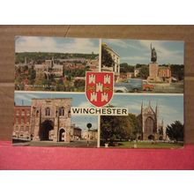 multiview WINCHESTER, HAMPSHIRE used postcard, by J. Salmon 1974 pm =