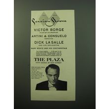 1950 The Plaza Hotel Advertisement - Victor Borge - Persian Room