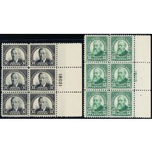 622-23, Two VF NH Plate Blocks of Six BEAUTIES! Cat $625.00 - Stuart Katz