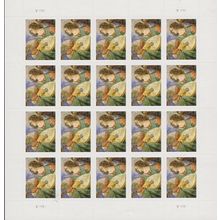 Angel with Lute Sheet of Twenty 44 Cent Postage Stamps 4477