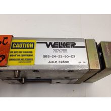 NEW OLD WELKER SBS-24-23-90-C3 PNEUMATIC CYLINDER, 40mm BORE, 25mm STROKE ,TG