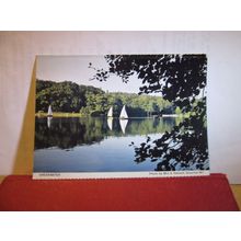 SHEARWATER LAKE, CROCKERTON, Warminster, WILTSHIRE. unused postcard by W. I. =