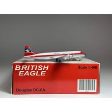DOUGLAS DC-6A BRITISH EAGLE REG: G-APSA WITH ANTENNA - JC WINGS JC4080 1/400