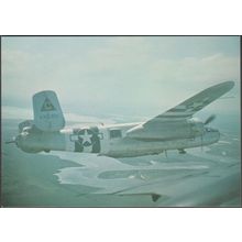 North American B25D Mitchell - After the Battle Postcard
