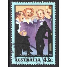 AUSTRALIA 1991: THE GOLDEN DAYS OF RADIO - 43c MUSICAL GROUP USED (G8)