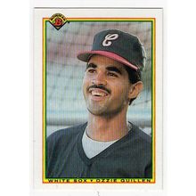 1990 Bowman Ozzie Guillen baseball card #315 – White Sox