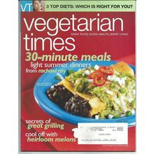 VEGETARIAN TIMES magazine JUNE 2004