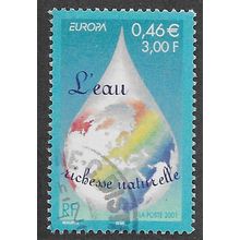 FRA 2001 3F 'EUROPA - WATER' FINE USED (EBID60-965)
