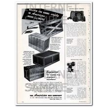 AMERICAN BOX COMPANY 1948 deliver goods safely boxes crates vintage ad