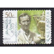 Australia 2003 Australian Legends - Rod Laver 50c s/a Used