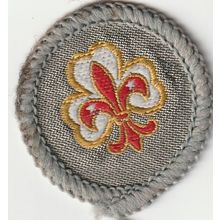 Scout Fellowship Badge - Hessian Back - (BY278)